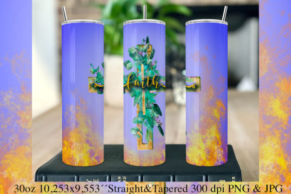 30oz Faith Cross Tumbler Sublimation Guide