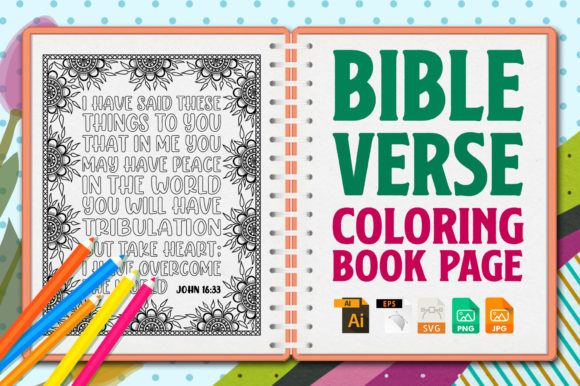 Bible Verse Coloring Pages for Creative Devotion