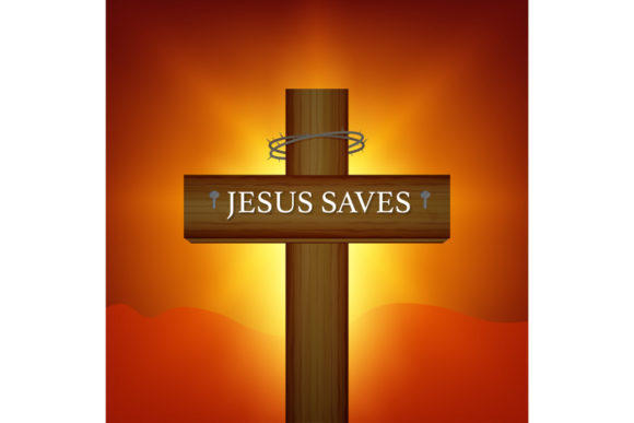 Cross Wood Vector Design on Yellow Background: Strategic Value in Visual Communication