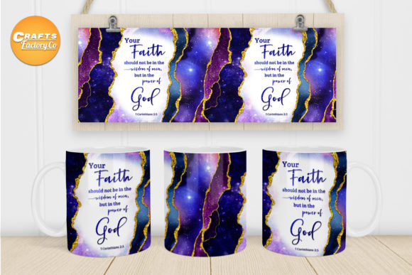 Find Daily Inspiration with a Bible Verse Mug Galaxy Agate