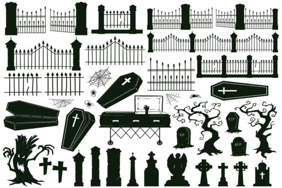 Halloween Graveyard Silhouettes: Bringing Haunted Atmosphere to Your Space