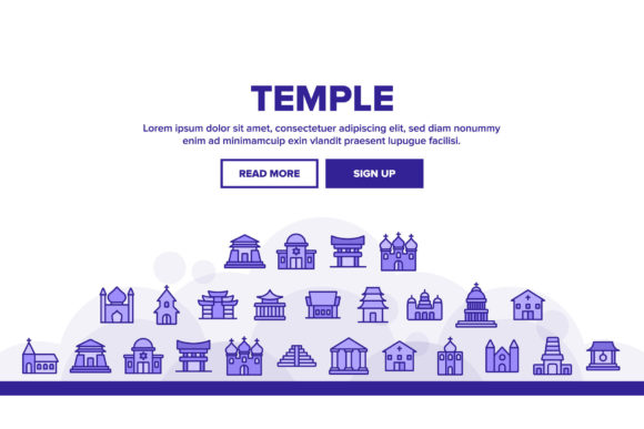 Temple Architecture Landing Header