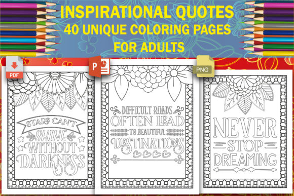 The Art of Mindful Inspiration: A Complete Guide to Inspirational Quotes Coloring Book Pages