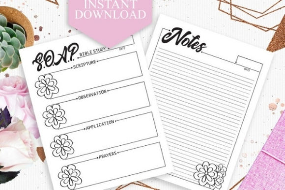 The SOAP Bible Study Guide: Floral Printable for Deeper Devotion