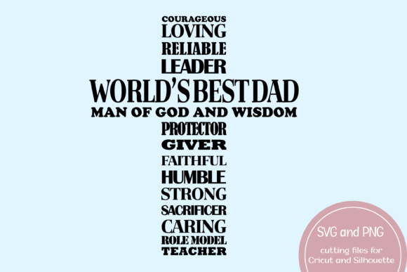 World's Best Dad Man of God Cross: A Symbol of Faith, Fatherhood, and Devotion